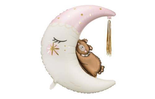 Beer op Maan Folieballon (Supershape) - per stuk - Baby Collectie