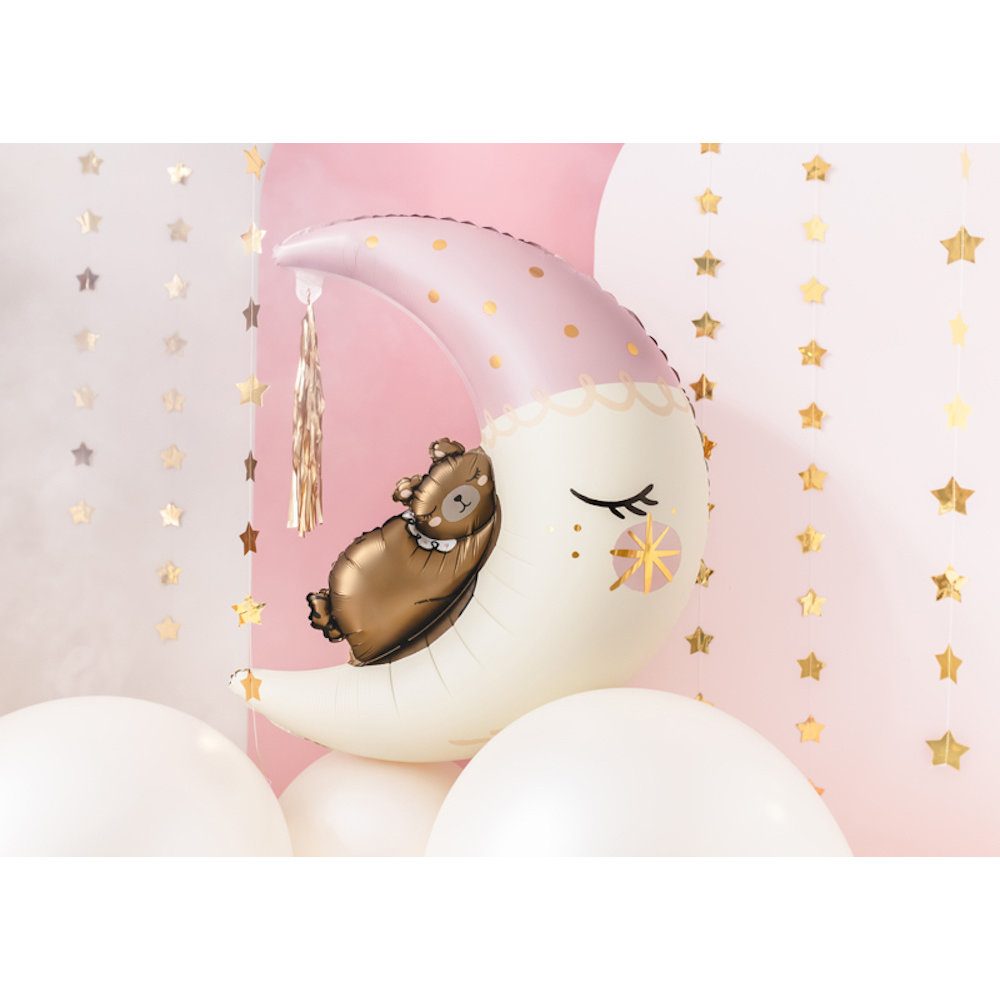 Beer op Maan Folieballon (Supershape) - per stuk - Baby Collectie