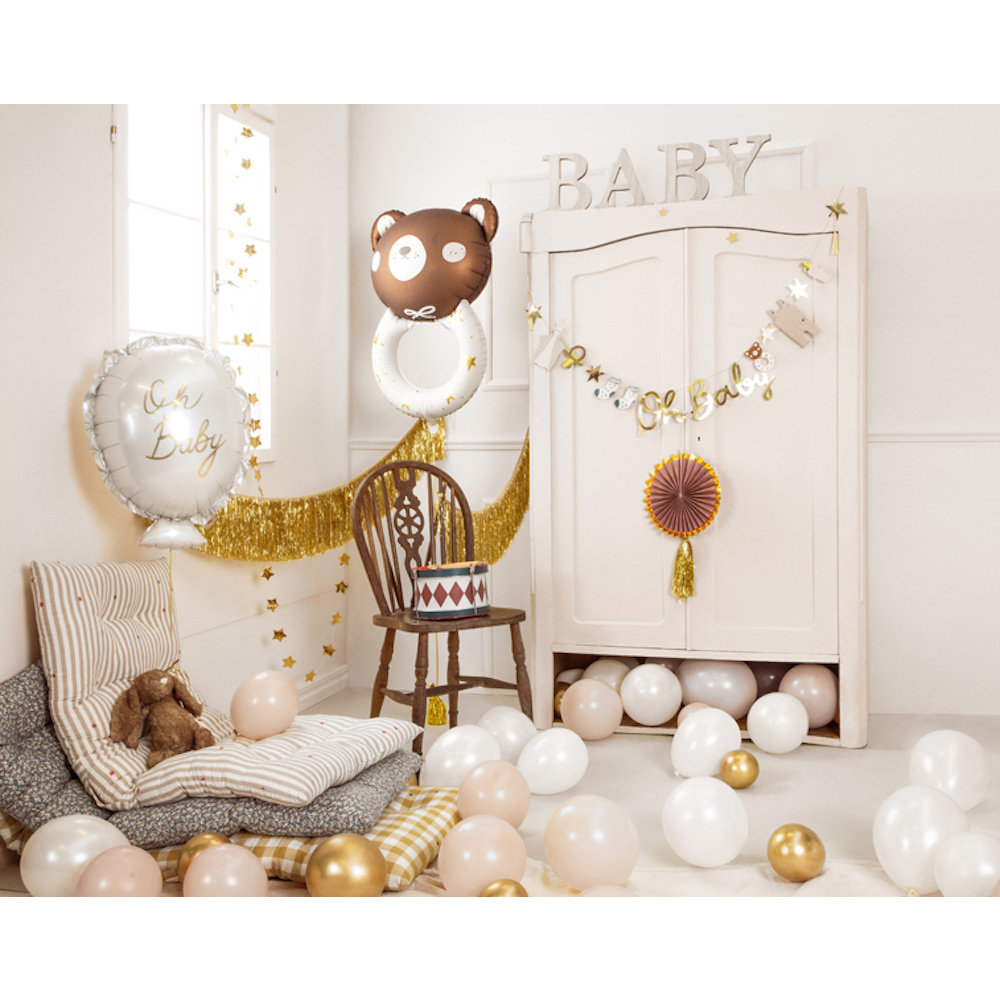 Beer Rammelaar Folieballon (Supershape) - per stuk - Baby Collectie