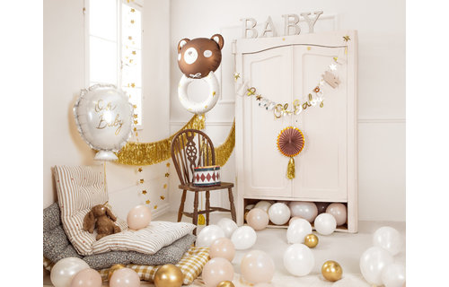 Beer Rammelaar Folieballon (Supershape) - per stuk - Baby Collectie