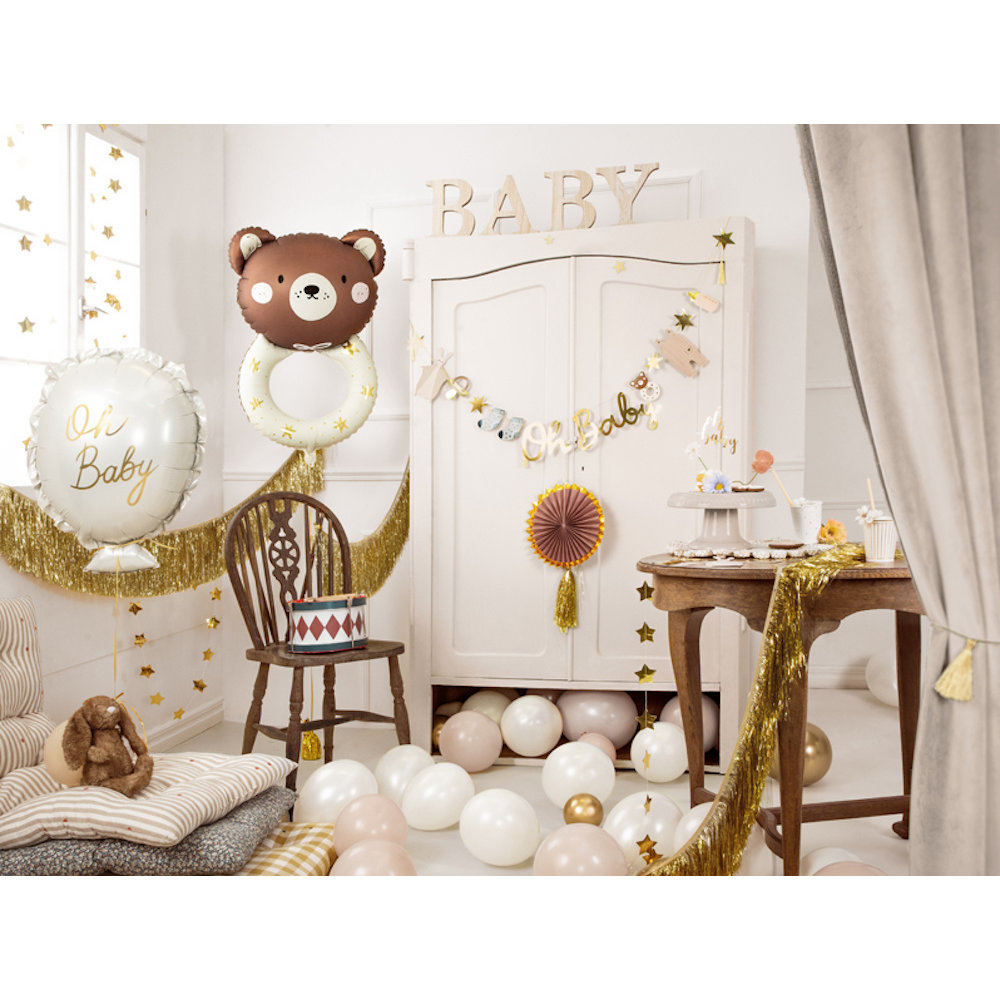 Beer Rammelaar Folieballon (Supershape) - per stuk - Baby Collectie