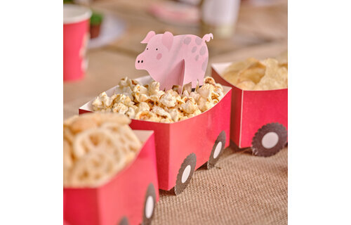 Farm Friends Cupcake Toppers - 12 stuks - Boerderijdieren - Copy