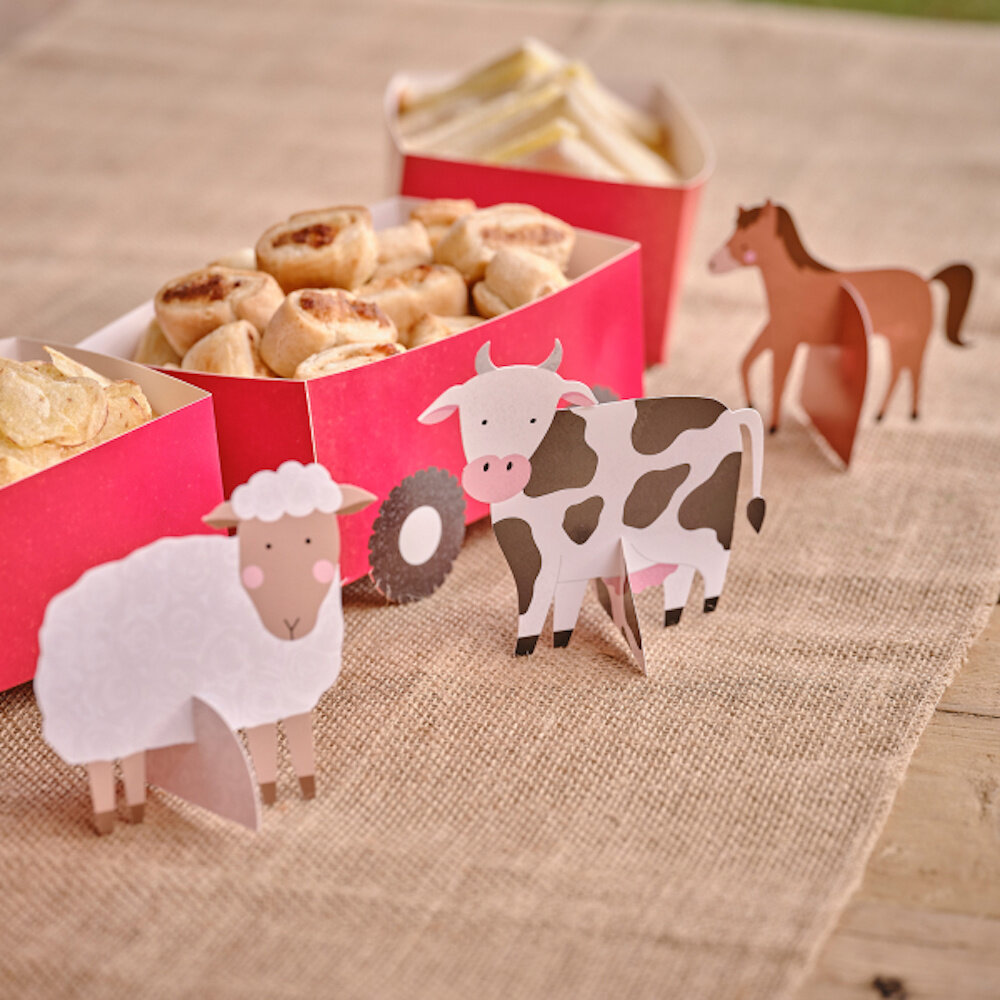 Farm Friends Cupcake Toppers - 12 stuks - Boerderijdieren - Copy