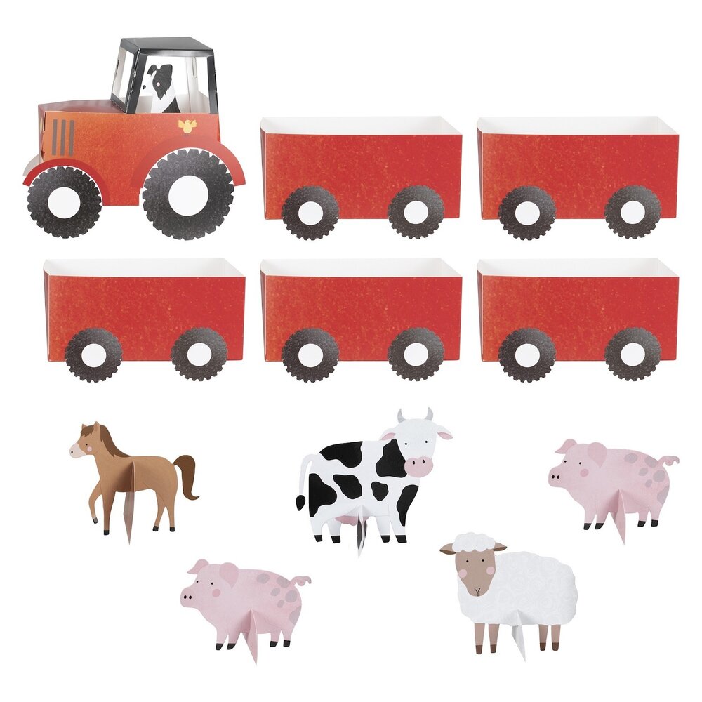 Farm Friends Cupcake Toppers - 12 stuks - Boerderijdieren - Copy