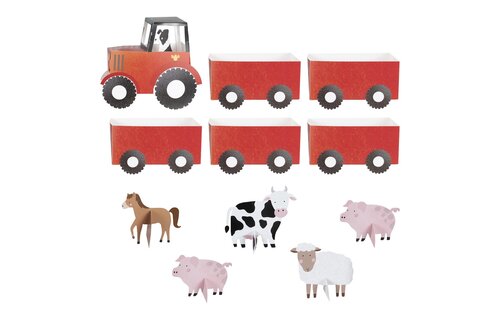 Farm Friends Cupcake Toppers - 12 stuks - Boerderijdieren - Copy