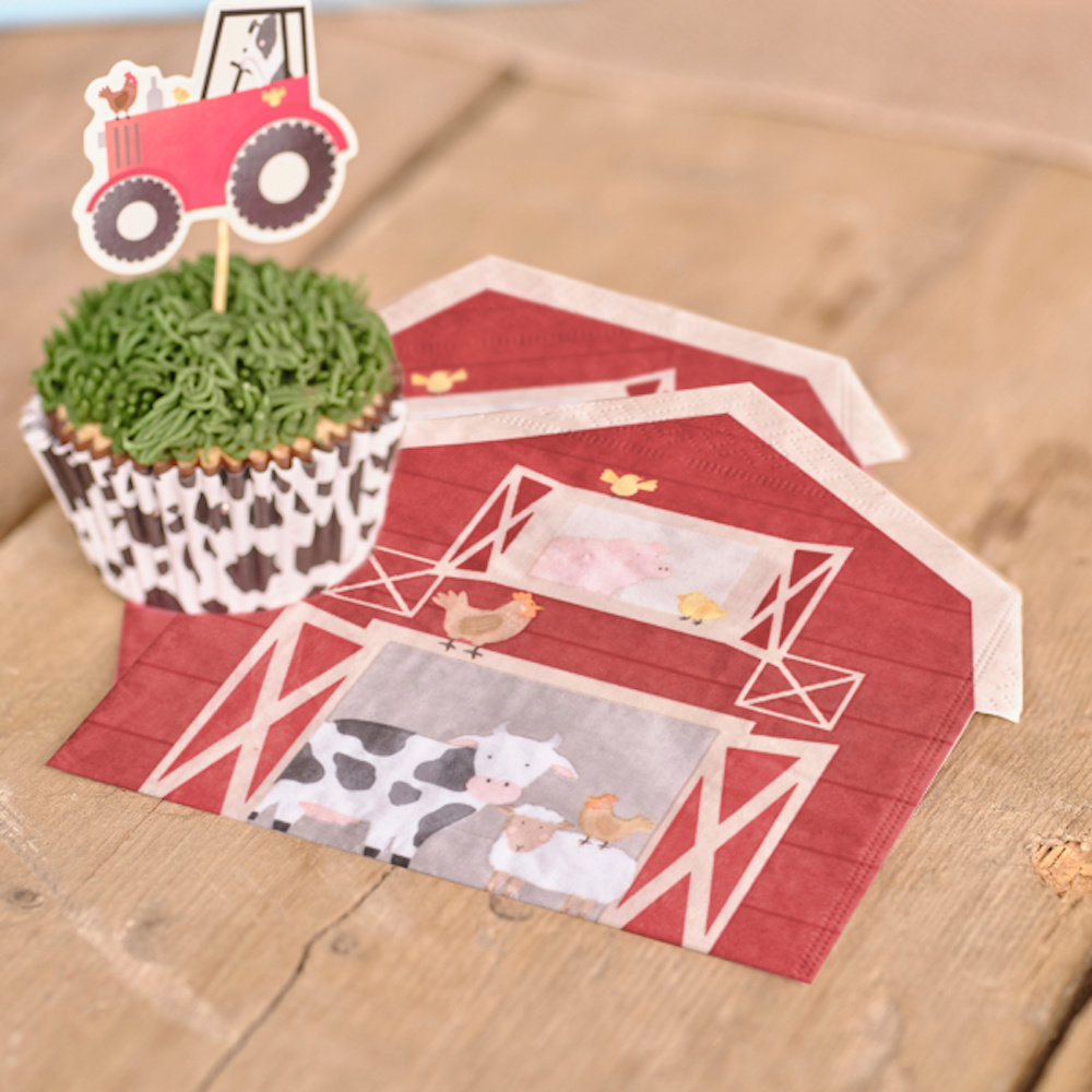 Farm Friends Servetten - 16 stuks - Boerderijdieren