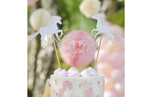 Princess Taarttopper - per stuk - Prinsessenfeest