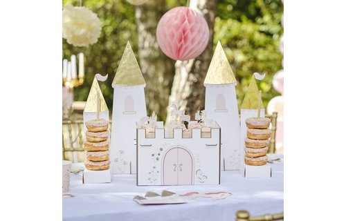 Princess Kasteel Traktatiehouder - per stuk - Prinsessenfeest