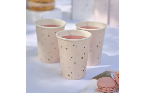 Princess Bekers - 8 stuks - Prinsessenfeest