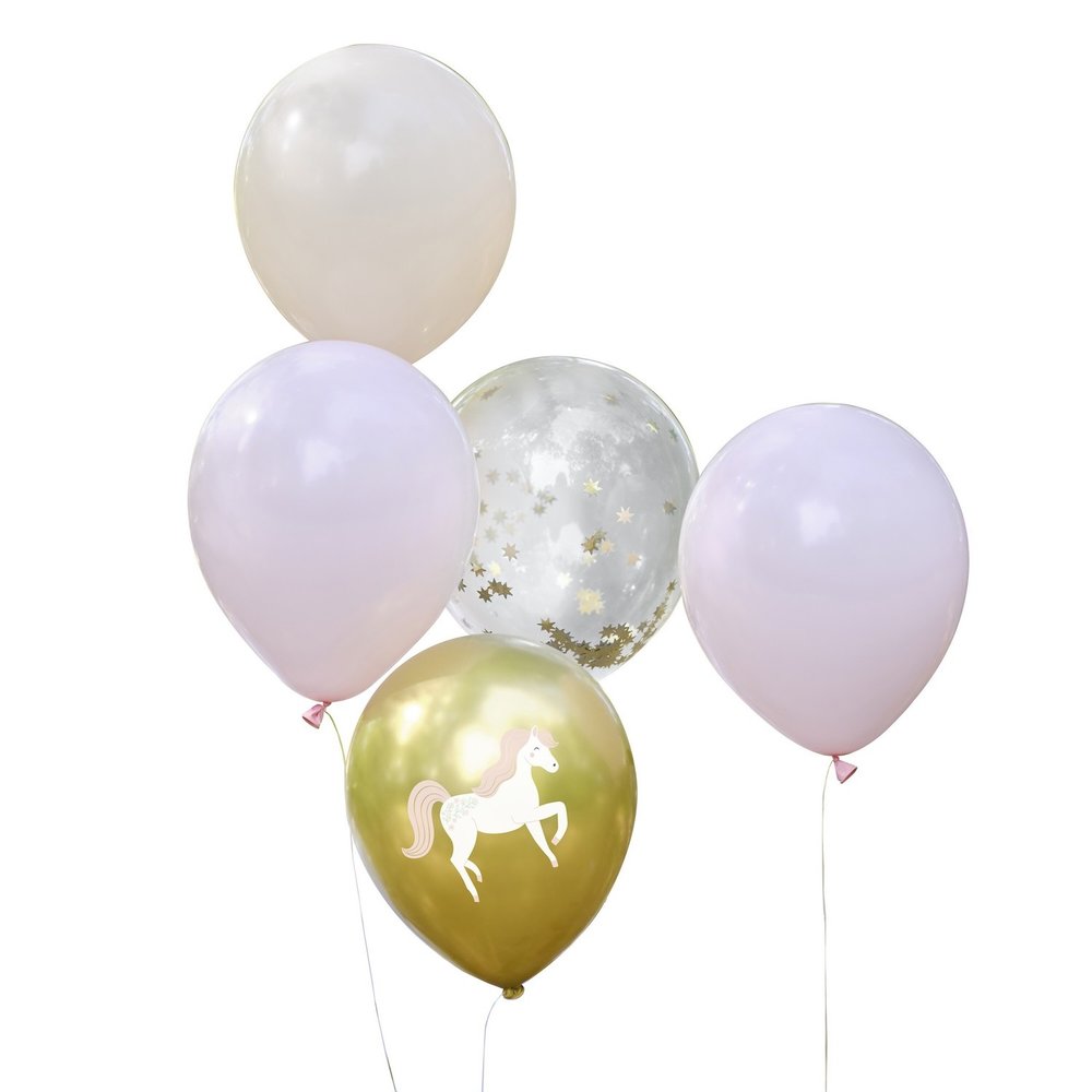Princess Ballonnen Mix - 5 stuks - Prinsessenfeest