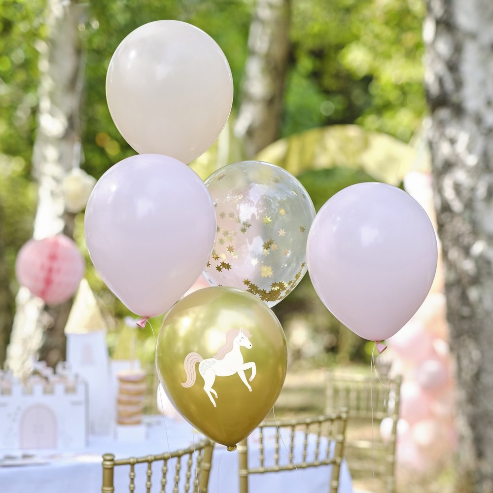 Princess Ballonnen Mix - 5 stuks - Prinsessenfeest