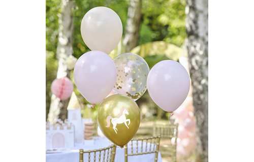 Princess Ballonnen Mix - 5 stuks - Prinsessenfeest