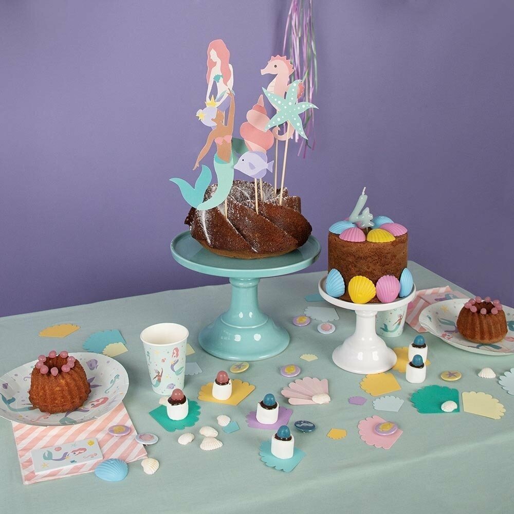 Mermaids Bekers - 8 stuks - zeemeermin
