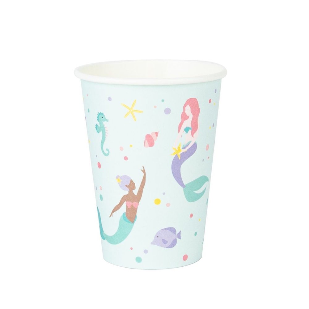 Mermaids Bekers - 8 stuks - zeemeermin
