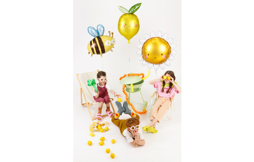 Zonnebloem Folieballon (Supershape) - per stuk - 90 cm - Garden Picnic Party