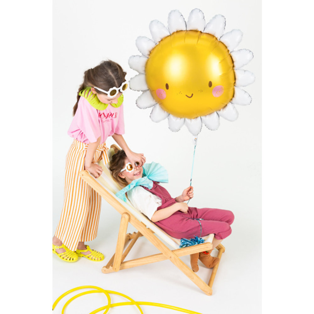 Zonnebloem Folieballon (Supershape) - per stuk - 90 cm - Garden Picnic Party