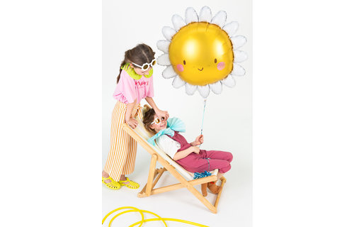 Zonnebloem Folieballon (Supershape) - per stuk - 90 cm - Garden Picnic Party