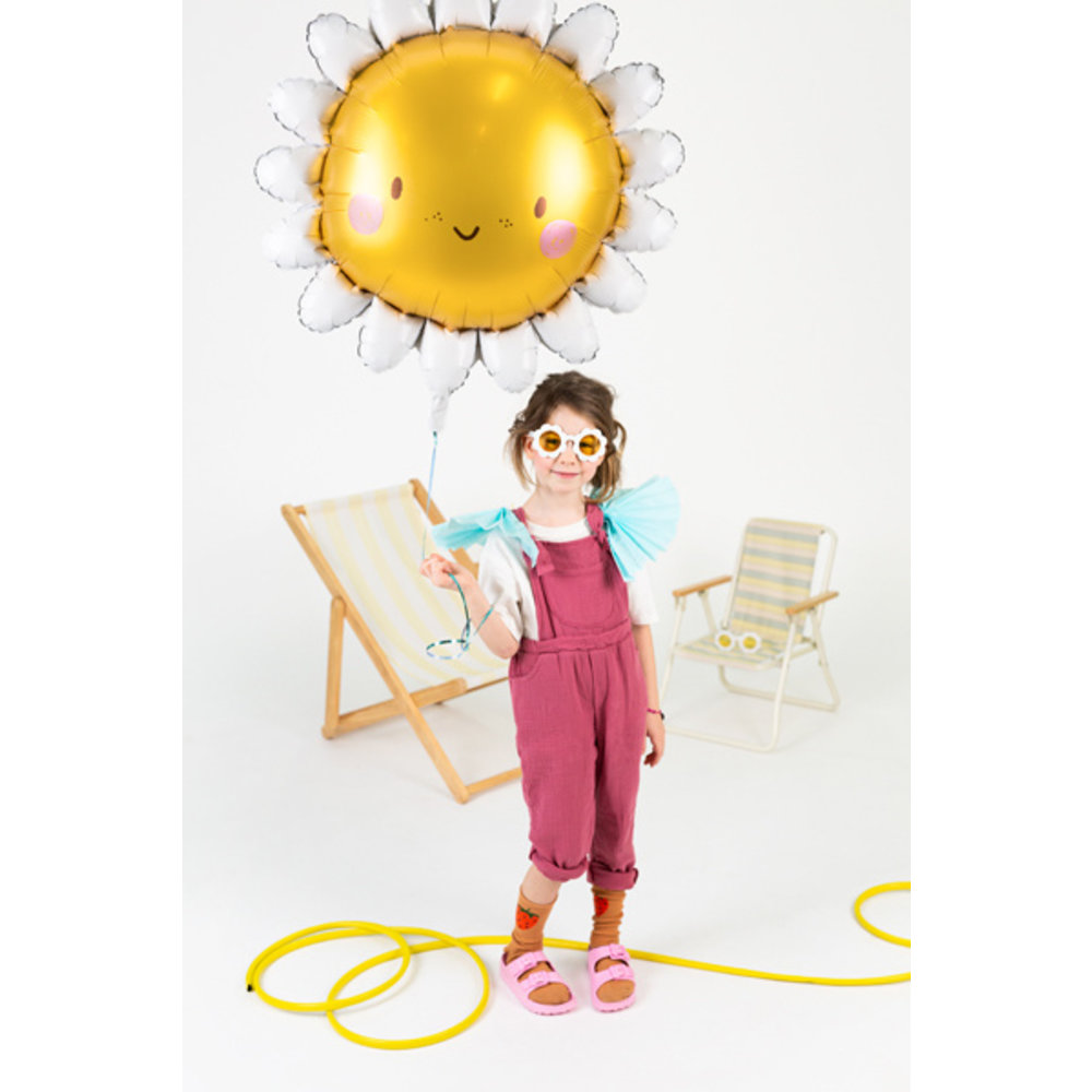 Zonnebloem Folieballon (Supershape) - per stuk - 90 cm - Garden Picnic Party