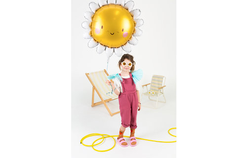 Zonnebloem Folieballon (Supershape) - per stuk - 90 cm - Garden Picnic Party