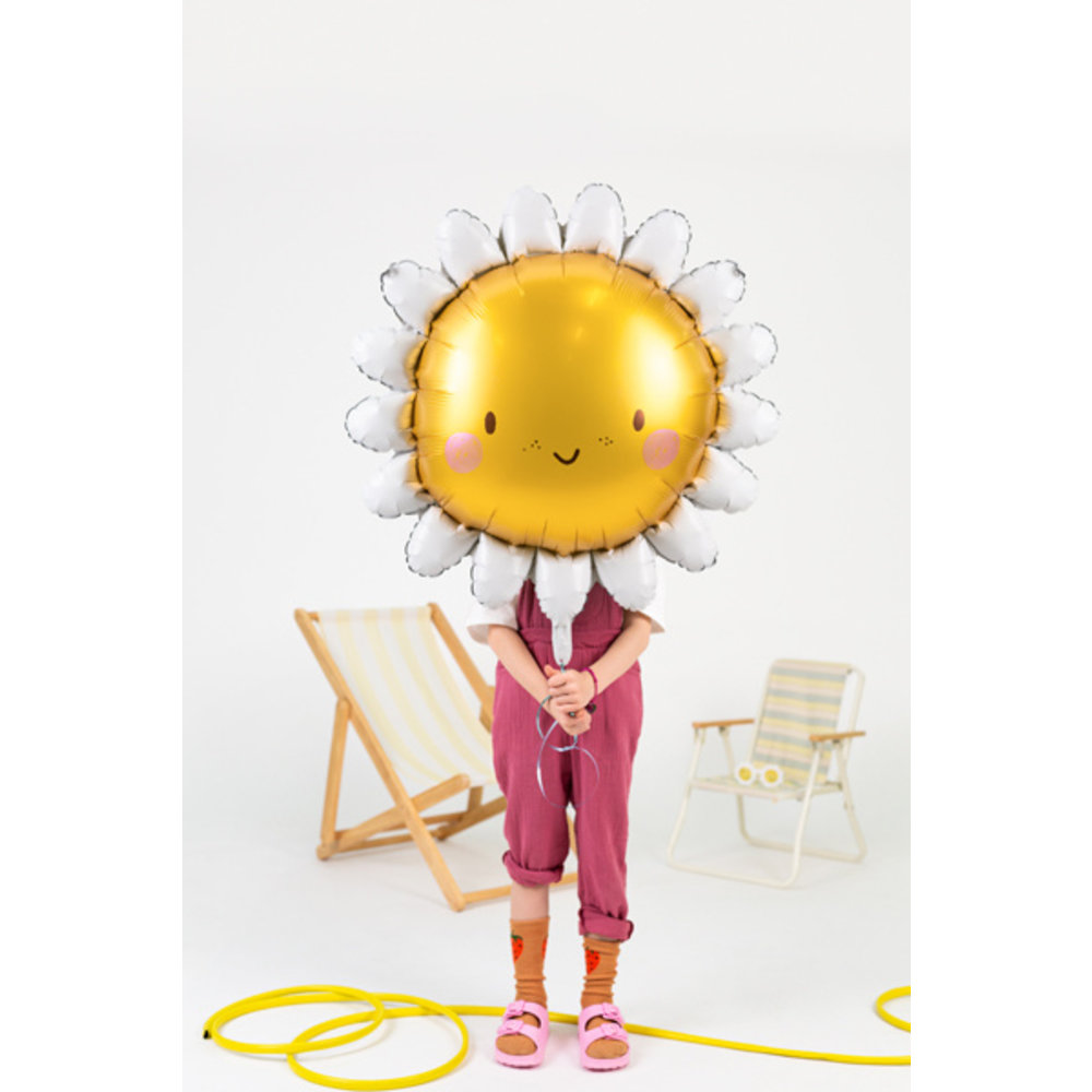 Zonnebloem Folieballon (Supershape) - per stuk - 90 cm - Garden Picnic Party