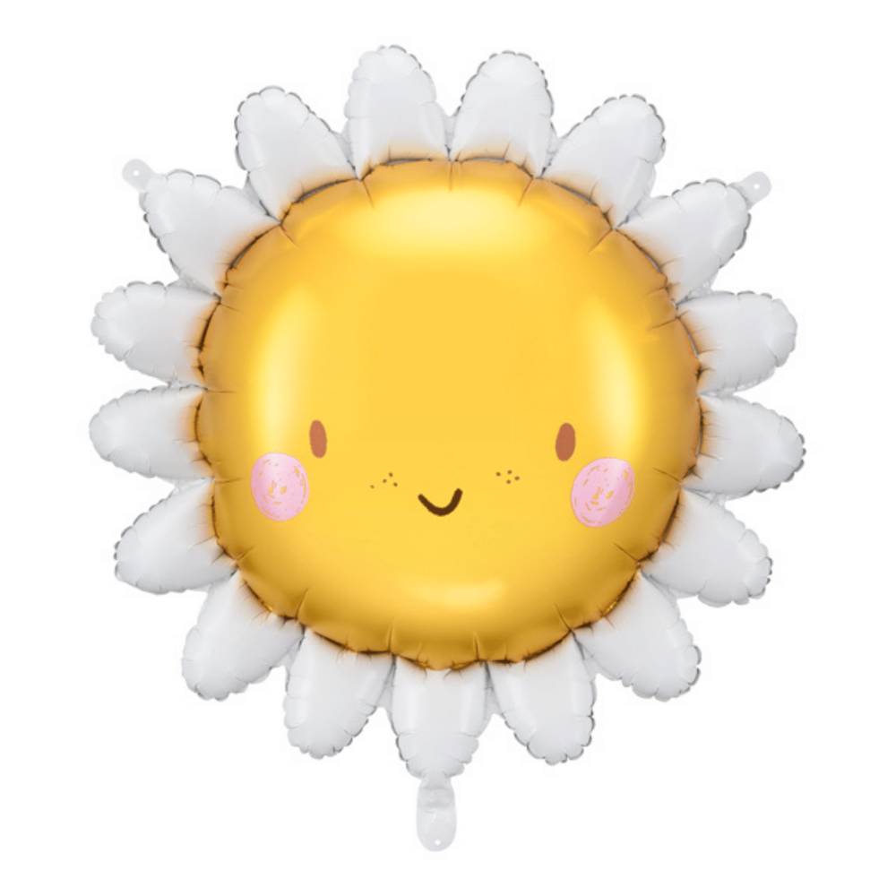 Zonnebloem Folieballon (Supershape) - per stuk - 90 cm - Garden Picnic Party