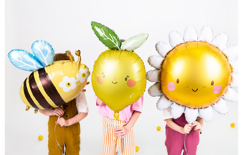 Bij (Bumblebee) Folieballon Supershape - per stuk - 72 cm - Garden Picnic Party
