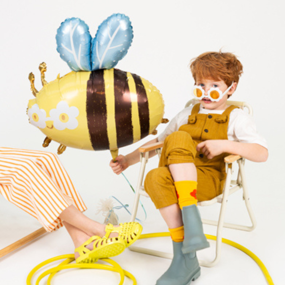 Bij (Bumblebee) Folieballon Supershape - per stuk - 72 cm - Garden Picnic Party