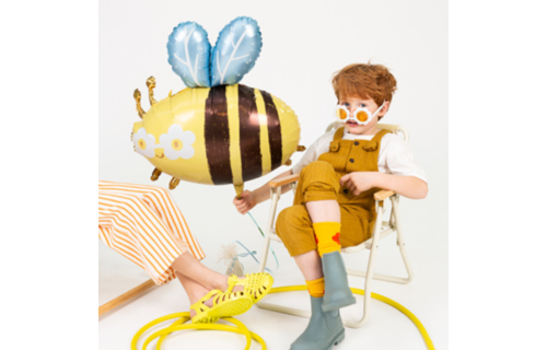 Bij (Bumblebee) Folieballon Supershape - per stuk - 72 cm - Garden Picnic Party