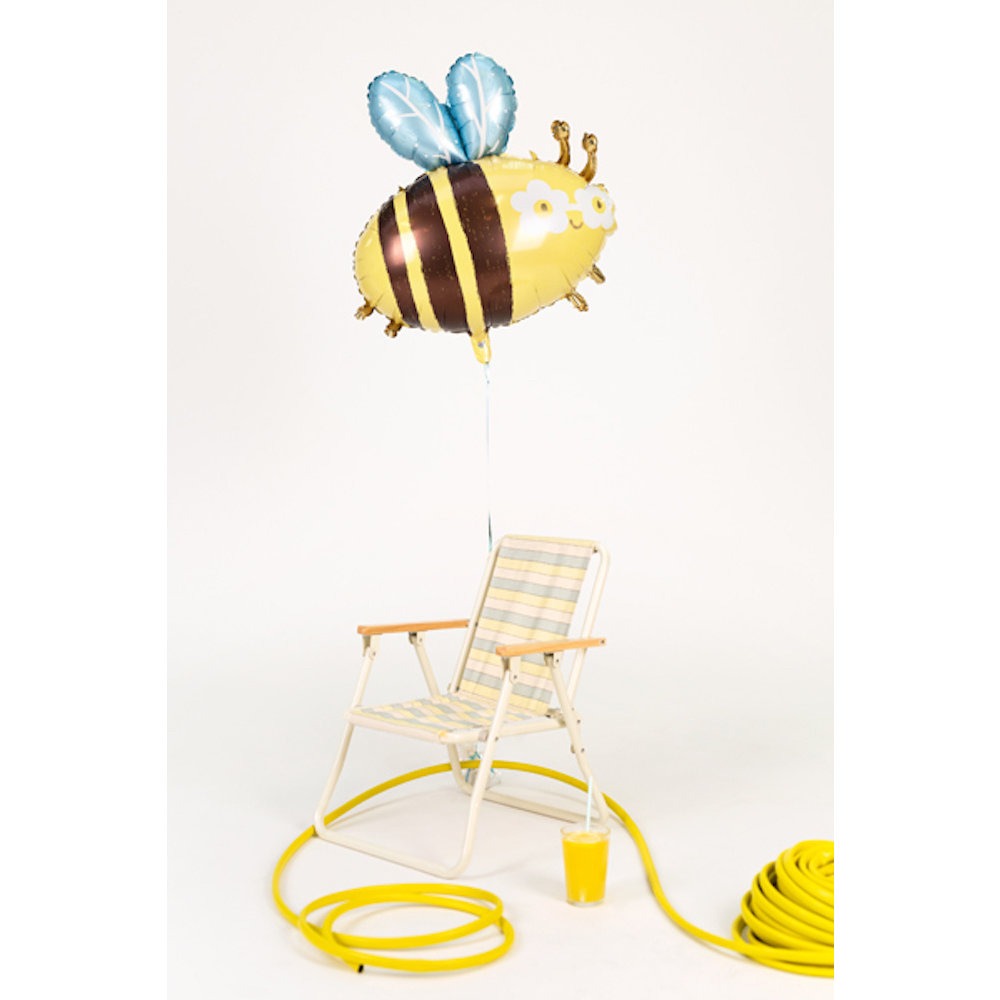 Bij (Bumblebee) Folieballon Supershape - per stuk - 72 cm - Garden Picnic Party