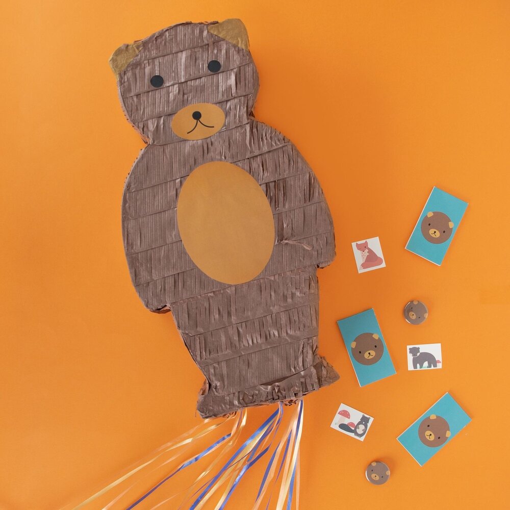 Beer (Woodland) piñata - 45 cm - Trekpinatas
