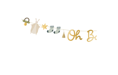 Oh Baby Slinger - per stuk - Geboorte feestartikelen