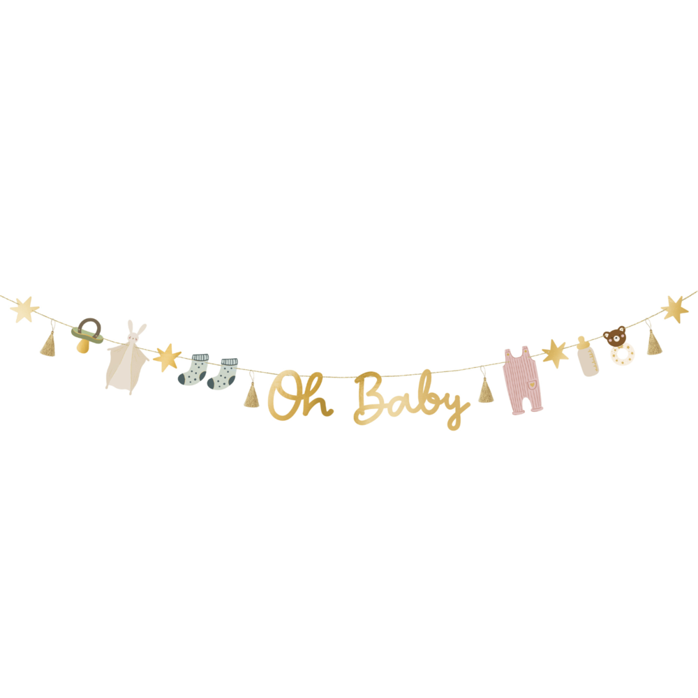 Oh Baby Slinger - per stuk - Geboorte feestartikelen