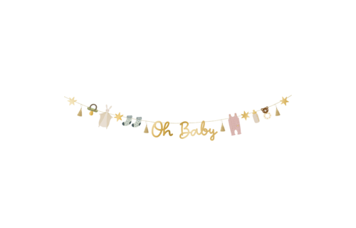Oh Baby Slinger - per stuk - Geboorte feestartikelen