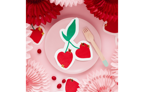 Cherry (Kers) Servetten - 20 stuks - Fun Lovin