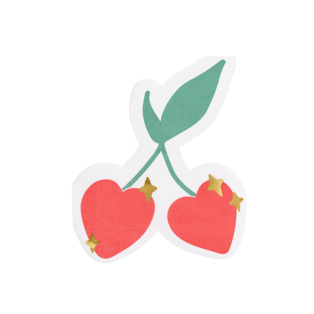 Cherry (Kers) Servetten - 20 stuks - Fun Lovin