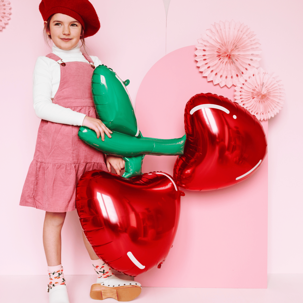 Cherry (Kers) Folieballon (Supershape) - per stuk - Fun Lovin