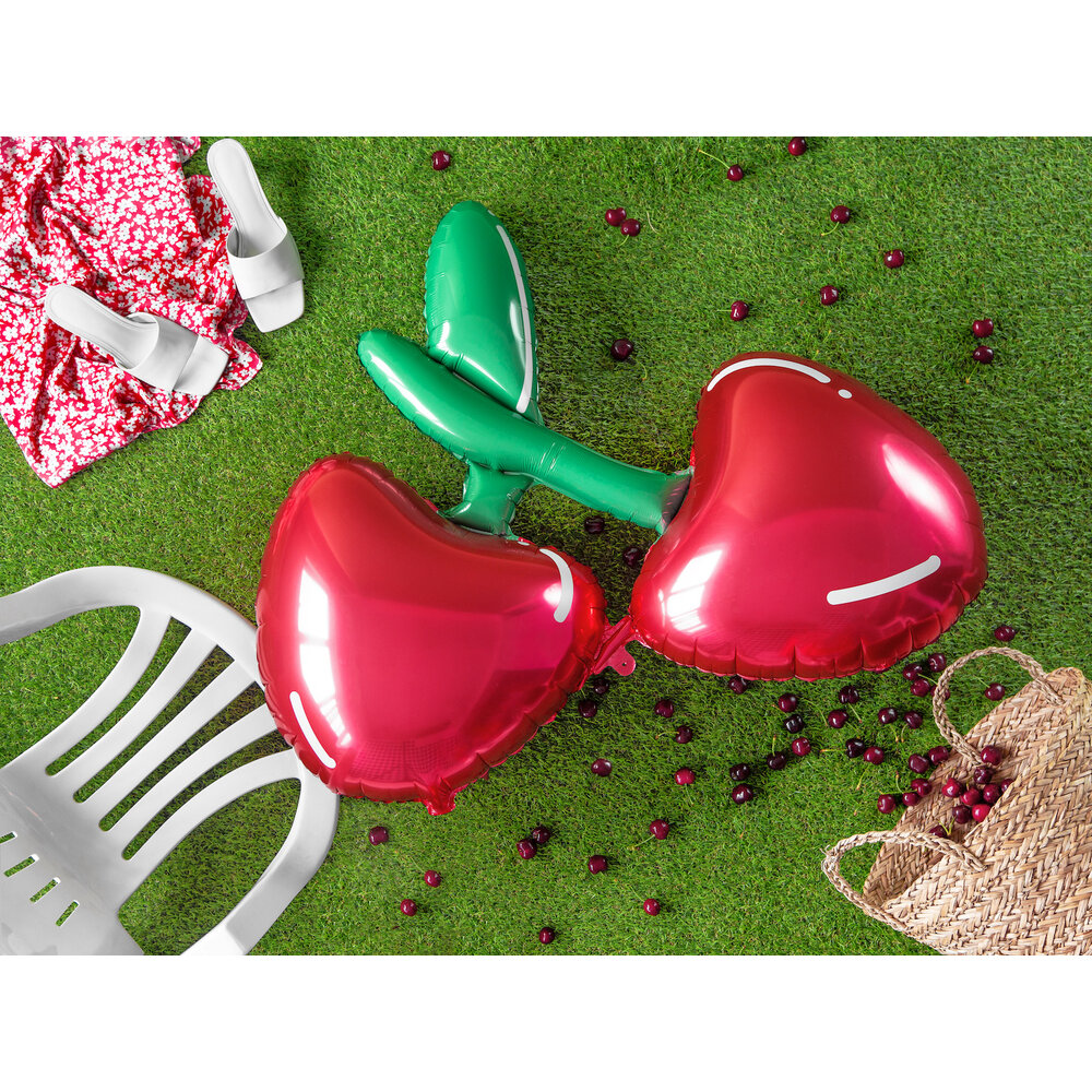 Cherry (Kers) Folieballon (Supershape) - per stuk - Fun Lovin