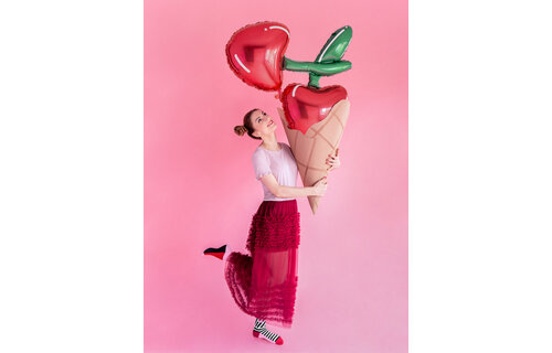 Cherry (Kers) Folieballon (Supershape) - per stuk - Fun Lovin