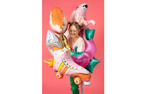 Roller Skate (Rolschaats) Folieballon (Supershape) - per stuk - Fun Lovin