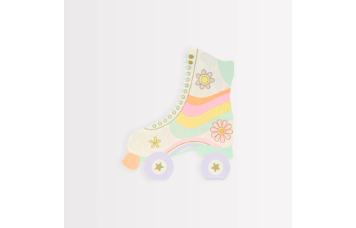 Roller Skate (Rolschaats) Servetten - 16 stuks - Fun Lovin