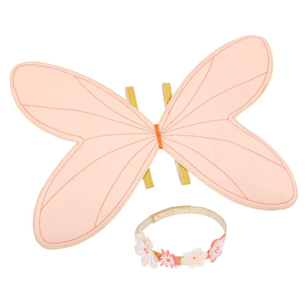 Fairy Vleugels en Hoofdband - per set - Kostuums voor kids