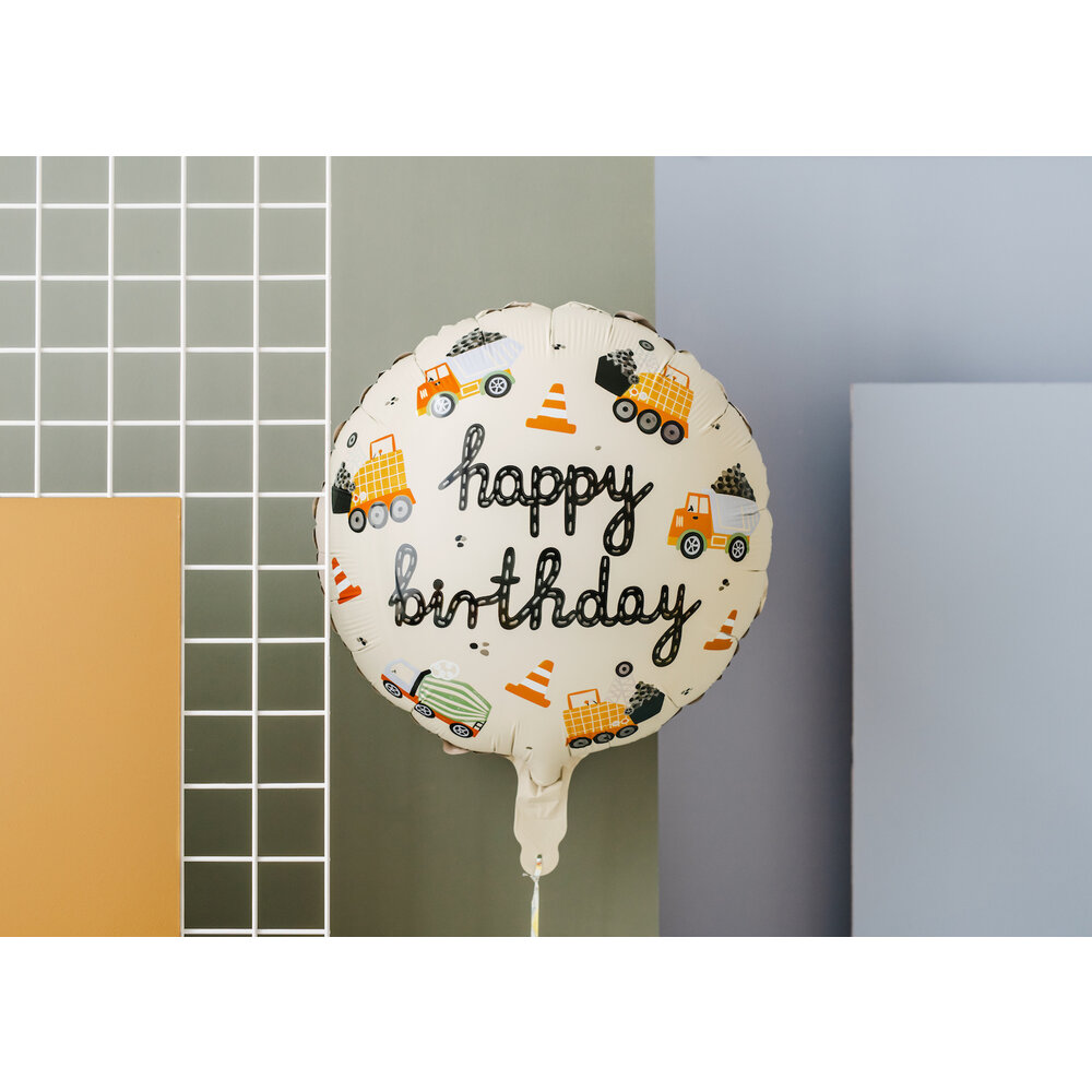 Constructie Voertuigen Folieballon - per stuk