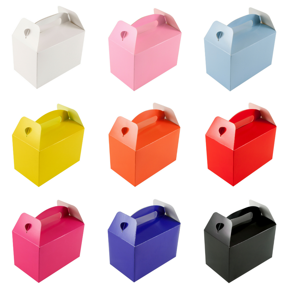 Traktatiedoosje Rood - per stuk - vouwdoos