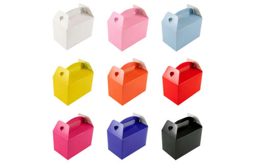 Traktatiedoosje Rood - per stuk - vouwdoos
