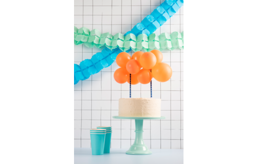 Slingers Pastel Blauw en Mint - Set van 3 - Papieren Slingers