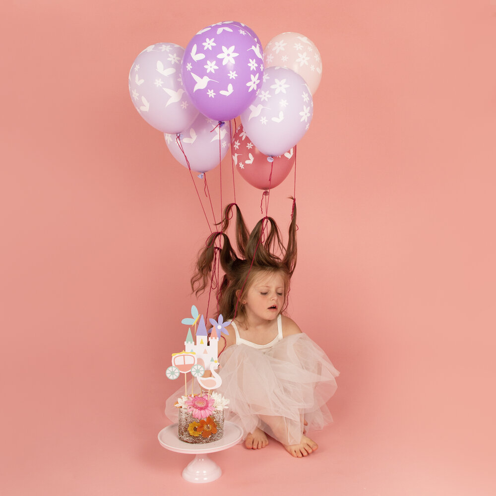 Prinses Taarttoppers - Set van 6 - Princess Party