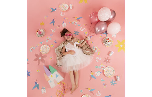 Prinses Taarttoppers - Set van 6 - Princess Party