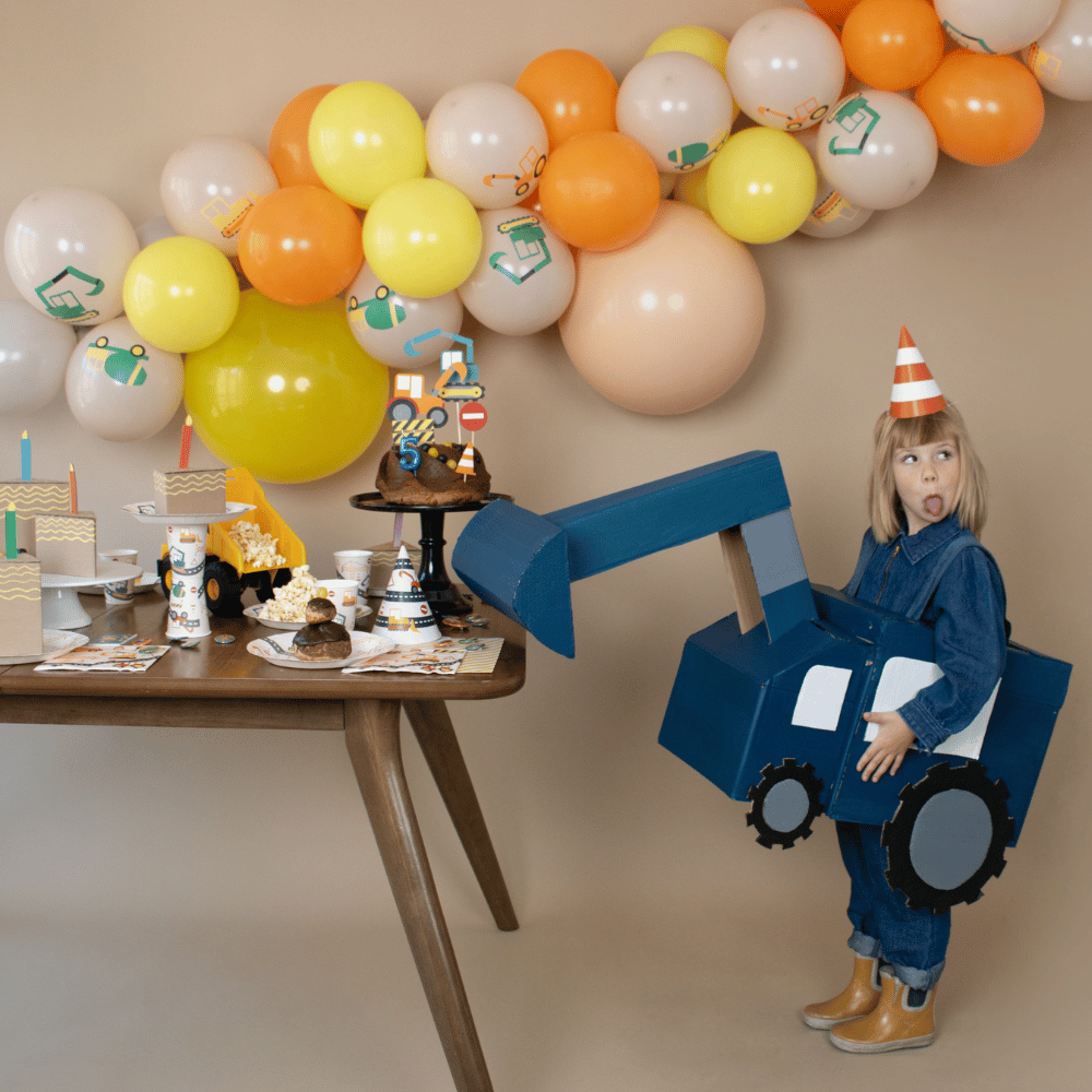 Bouwplaats Taarttoppers - Set van 8 - Construction Party