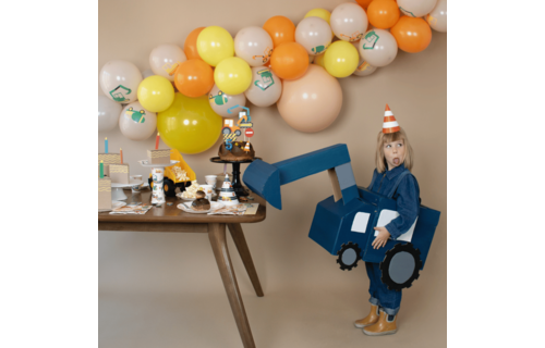 Bouwplaats Taarttoppers - Set van 8 - Construction Party
