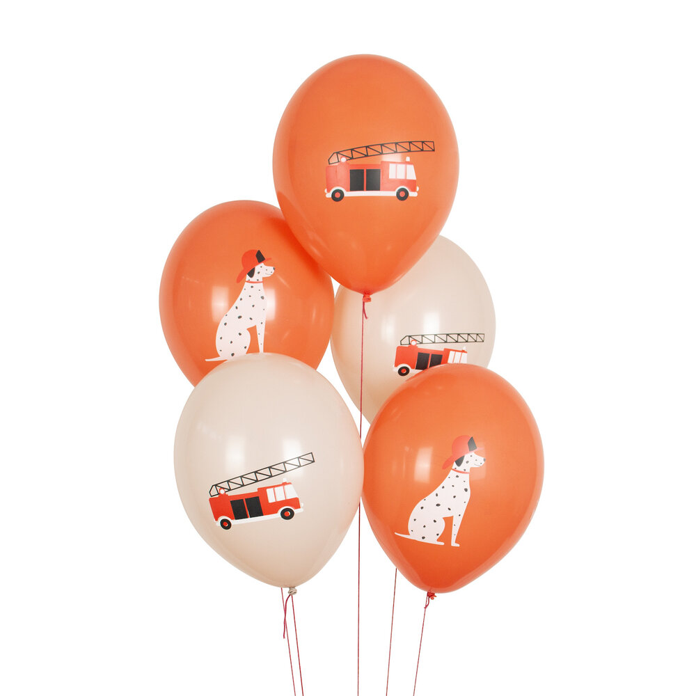 randweer Ballonnen - 5 stuks - Firefighter Party